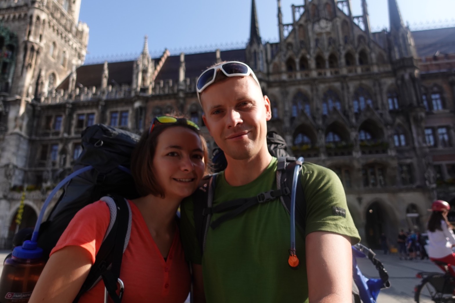 Traumpfad Start auf dem Marienplatz in München