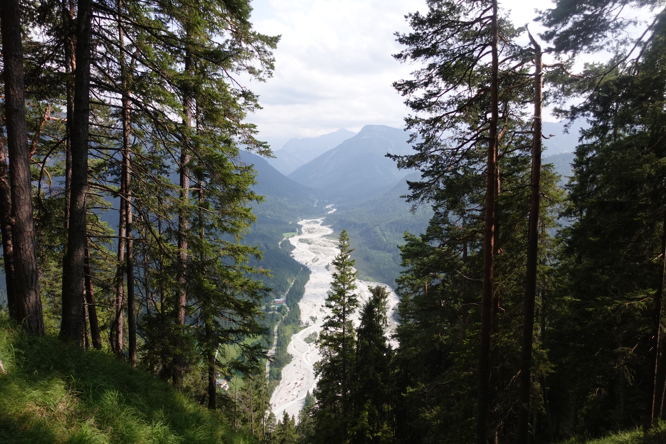 Blick auf die Isar ins Rißtal