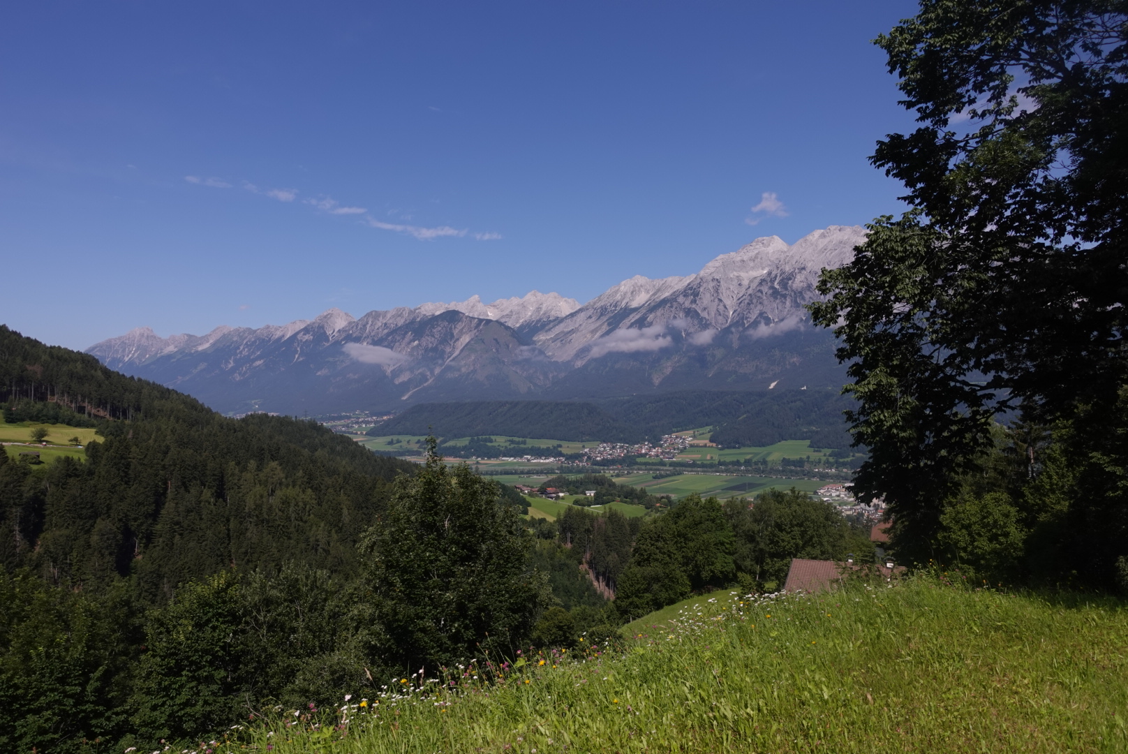 Blick auf Wattens