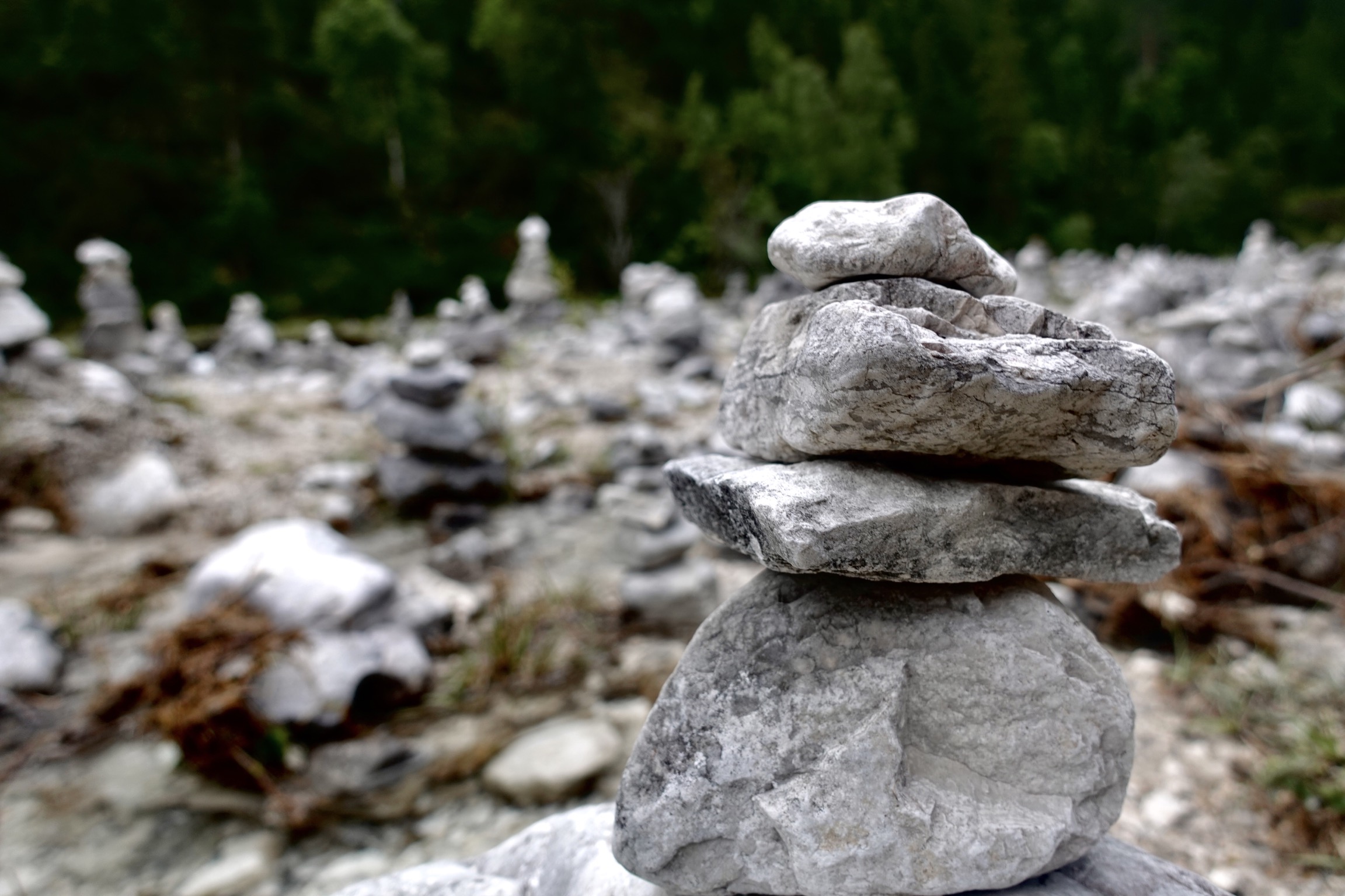 Steinturm an der Isar