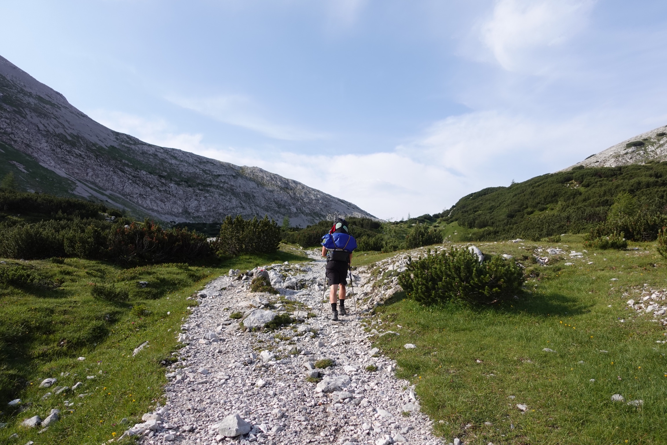 Gleich sind wir am Lafatscherjoch