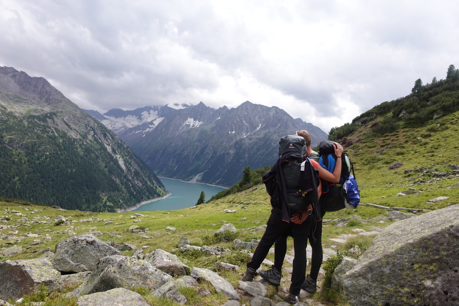 Blick auf Schlegeisspeicher