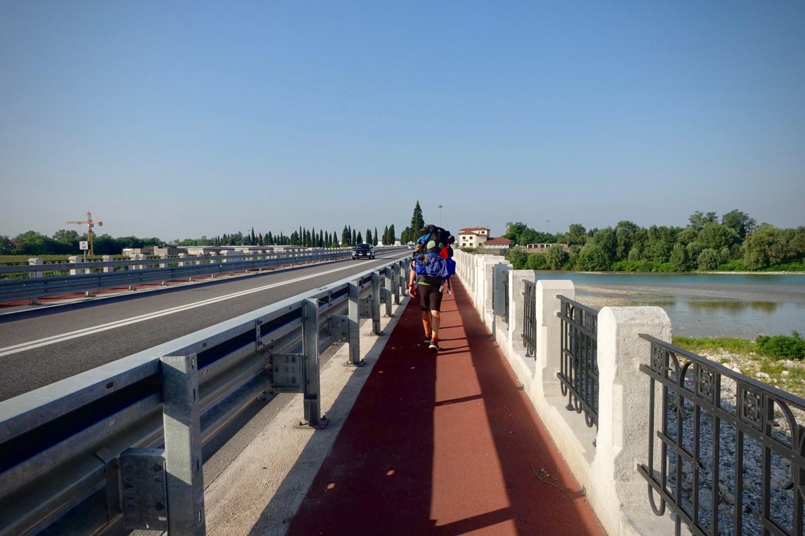 Brücke in Ponte della Priula