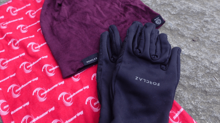 Schaltuch Mütze Handschuhe