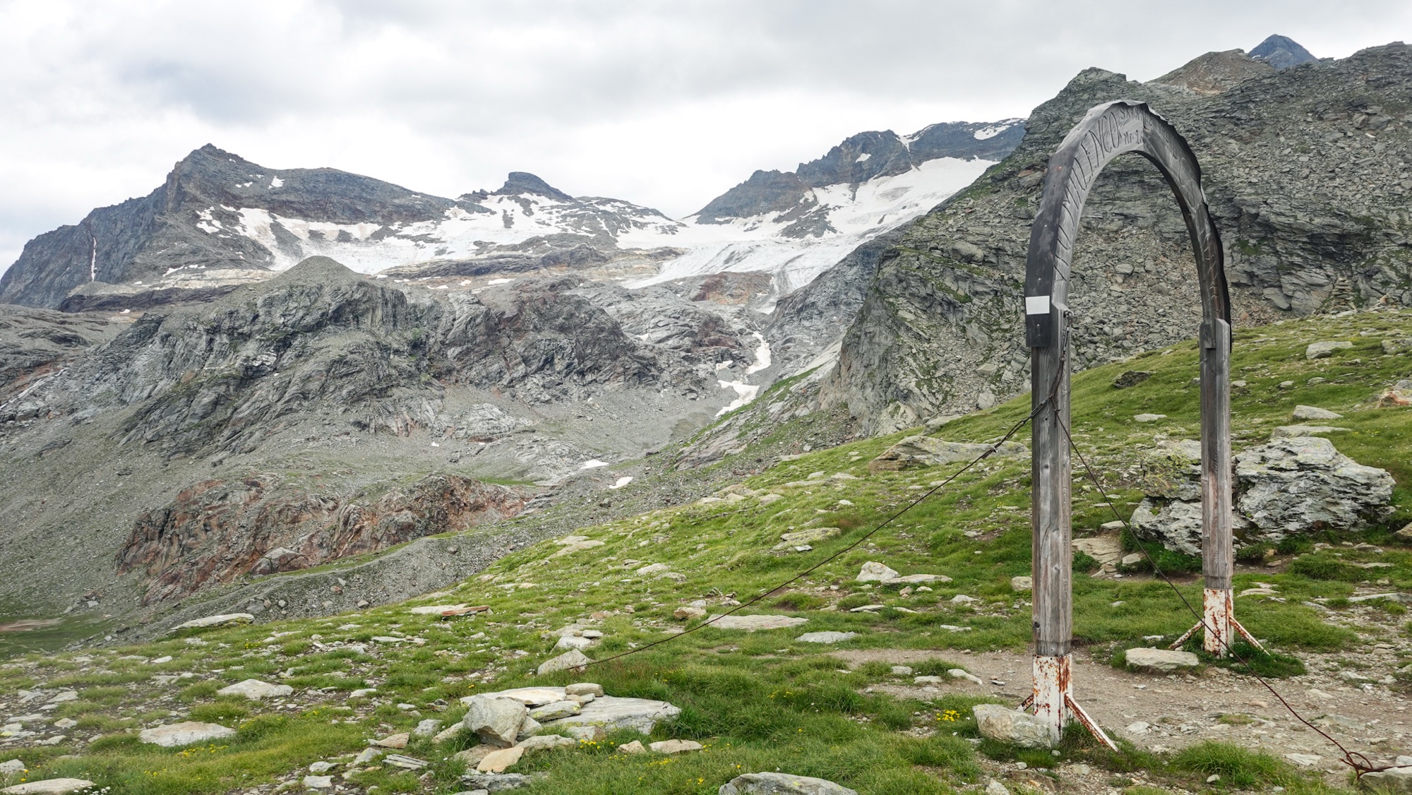 Blick Richtung Bernina-Gruppe