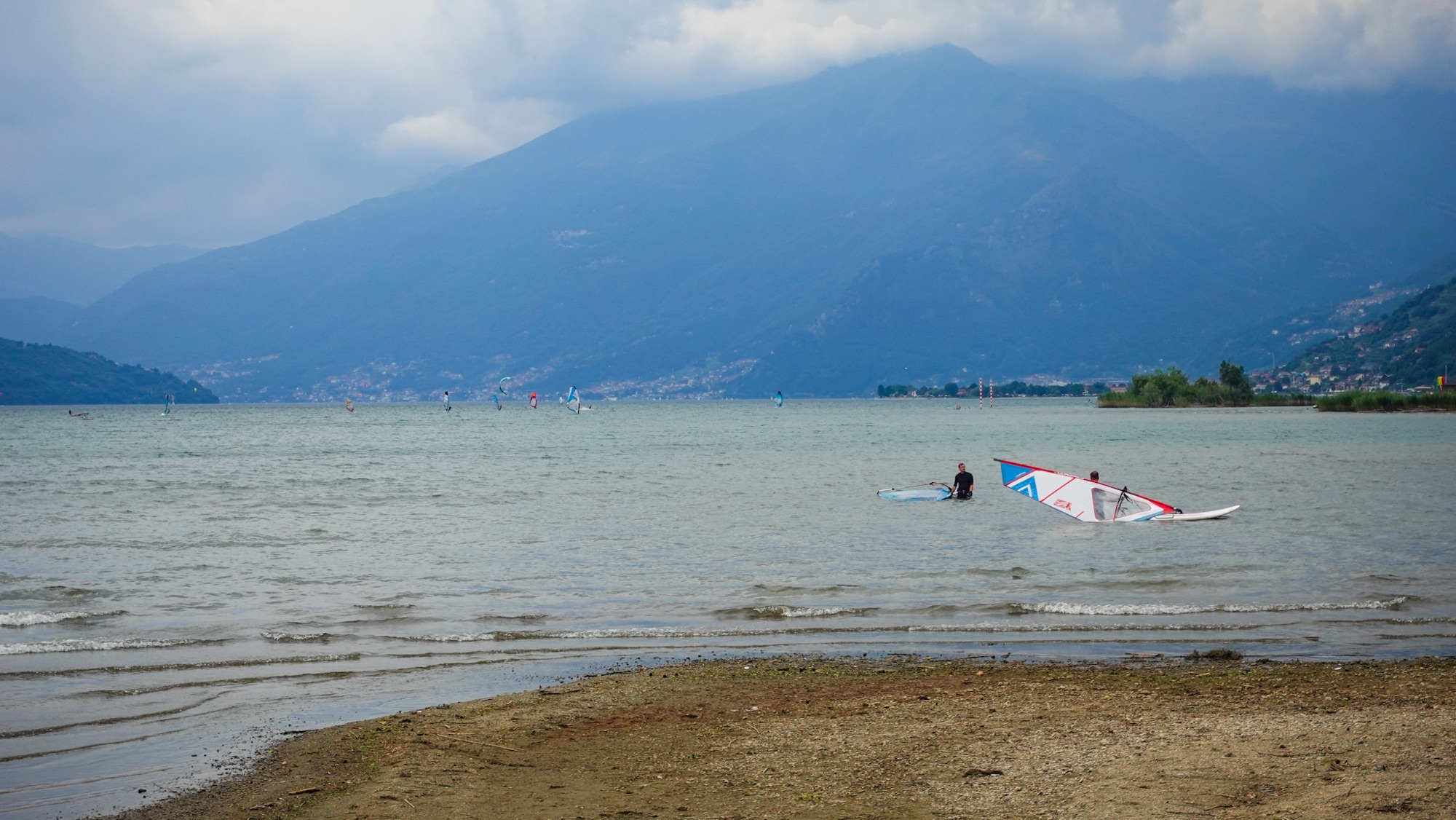 Windsurfer am Lago di Como
