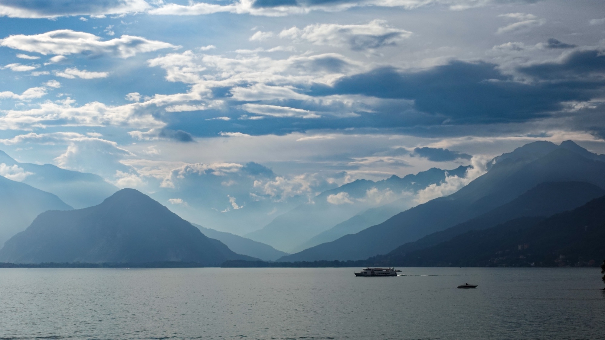 Blick in die Walliser Alpen