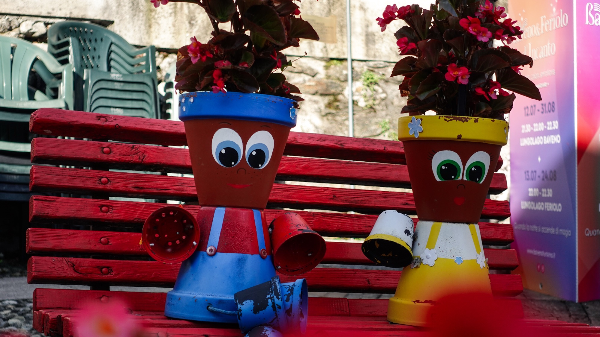 Blumenkunst in Baveno