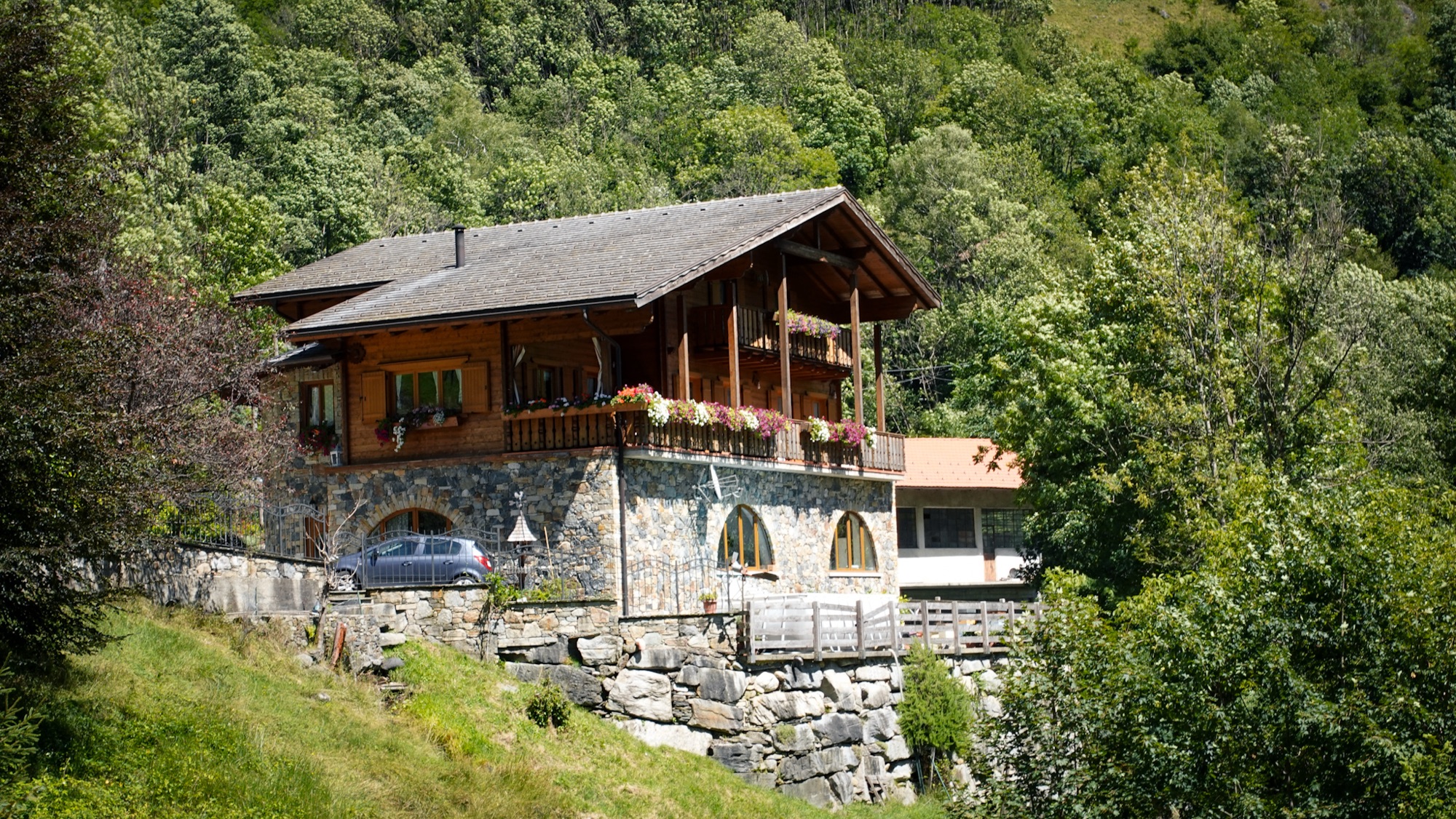 Walserhäuser in Forno