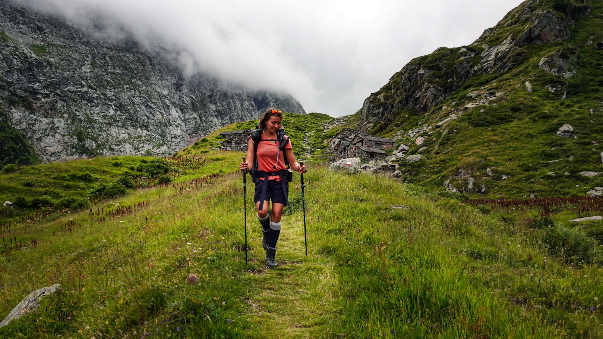 Magisch ziehen immer wieder die Wolken über die Pässe