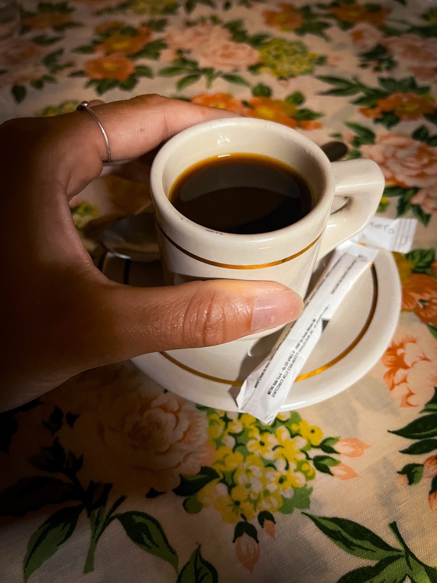 Erster Espresso des Tages