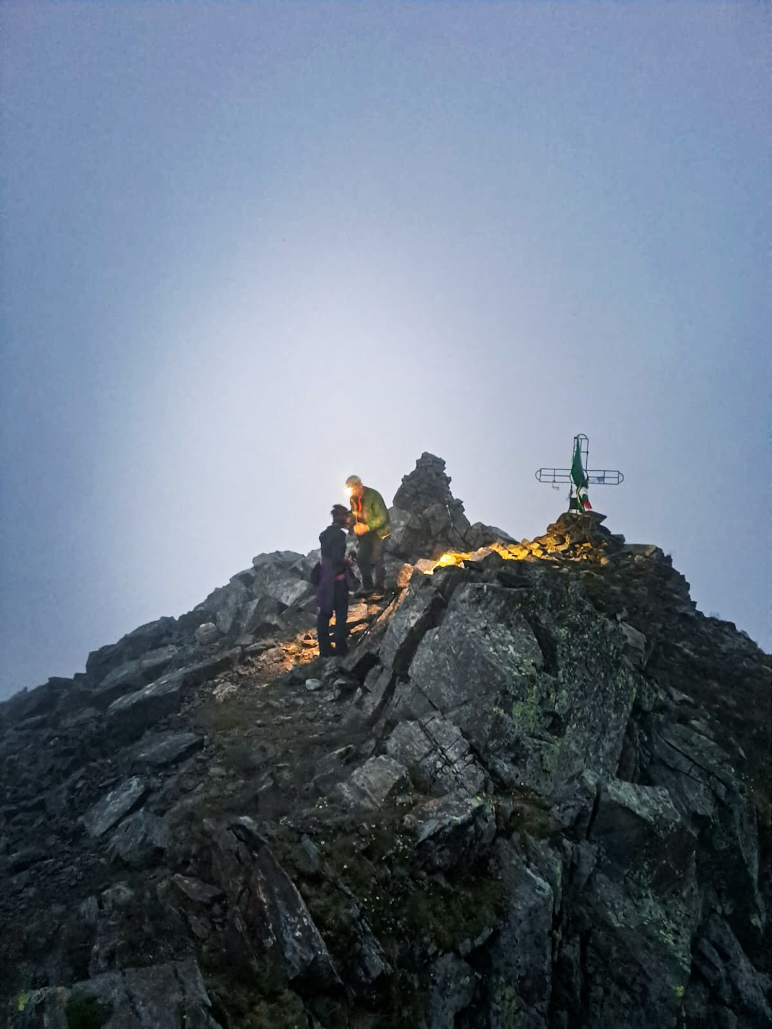 Corno di Mud in Wolken