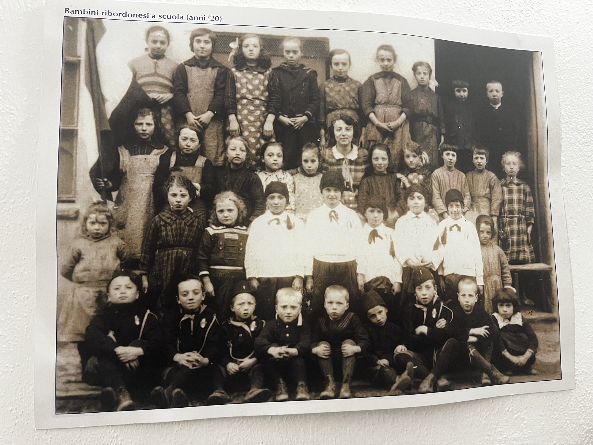 Eine der letzten Schulklassen von Talosio