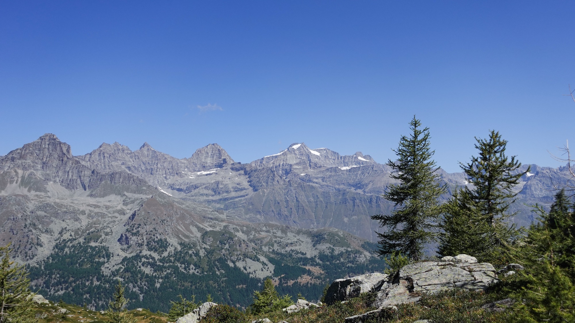 Schneebedeckter Gran Pradiso