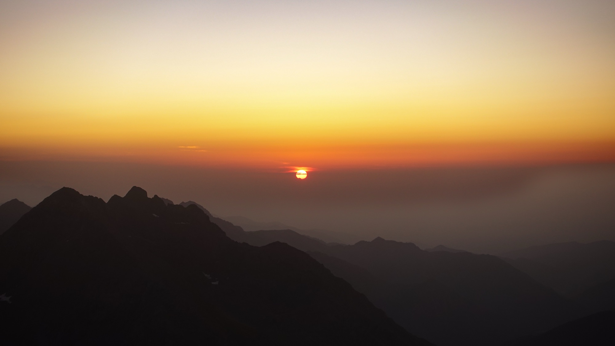 Sonnenaufgang Rocciamelone