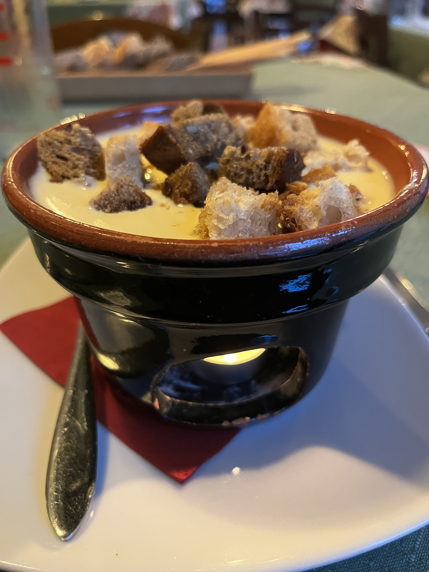 Fondue-Suppe in Massello