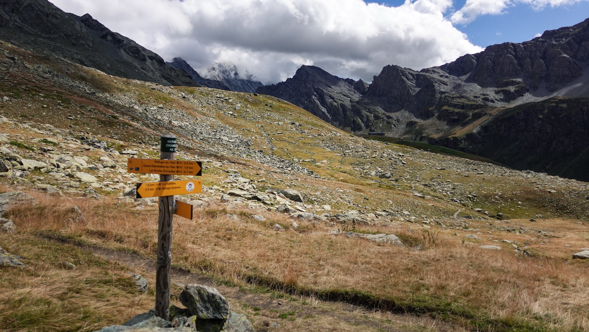 Abstieg zum Refuge du Viso