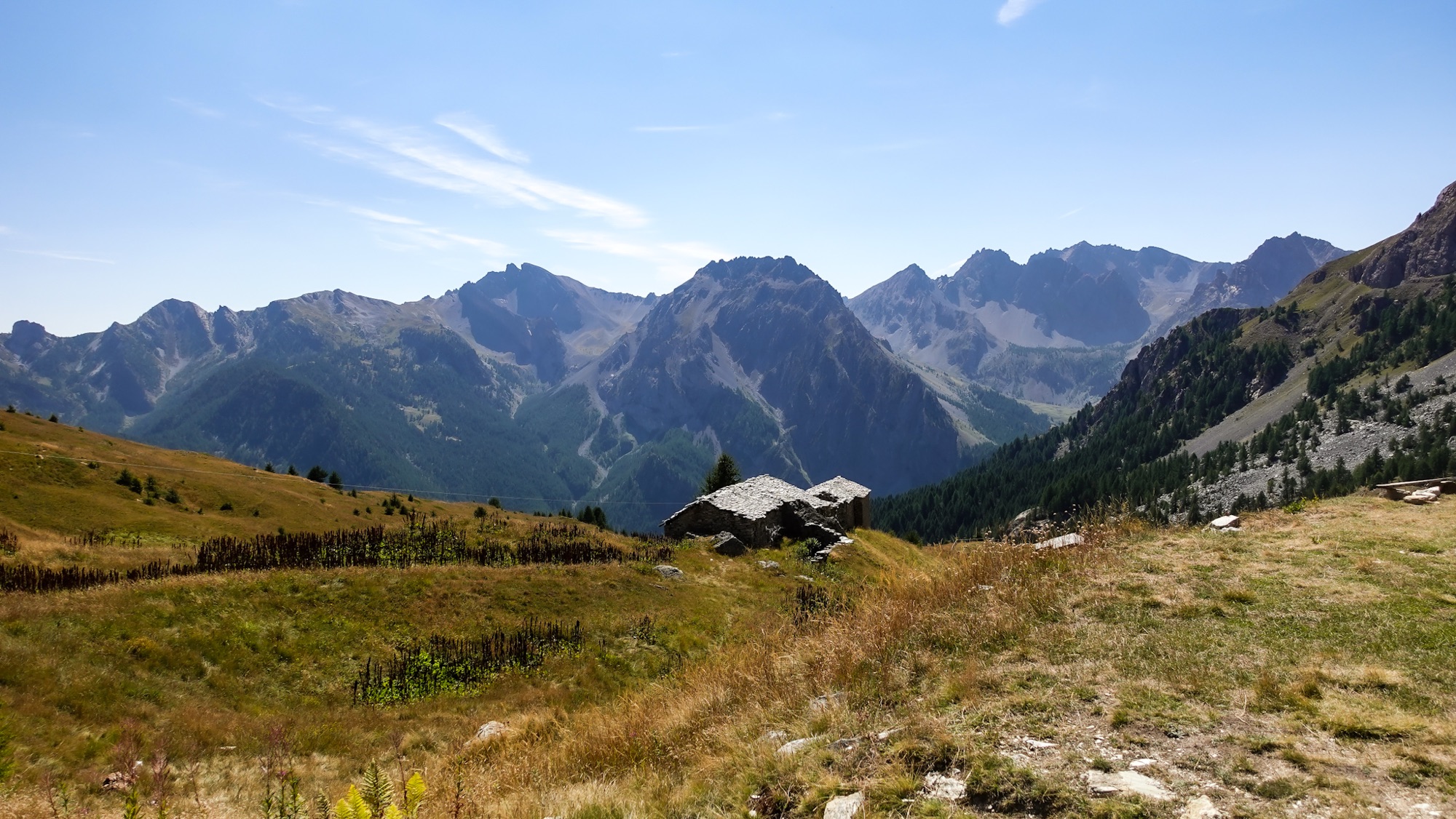 Blick vom Ciarbonet-Pass