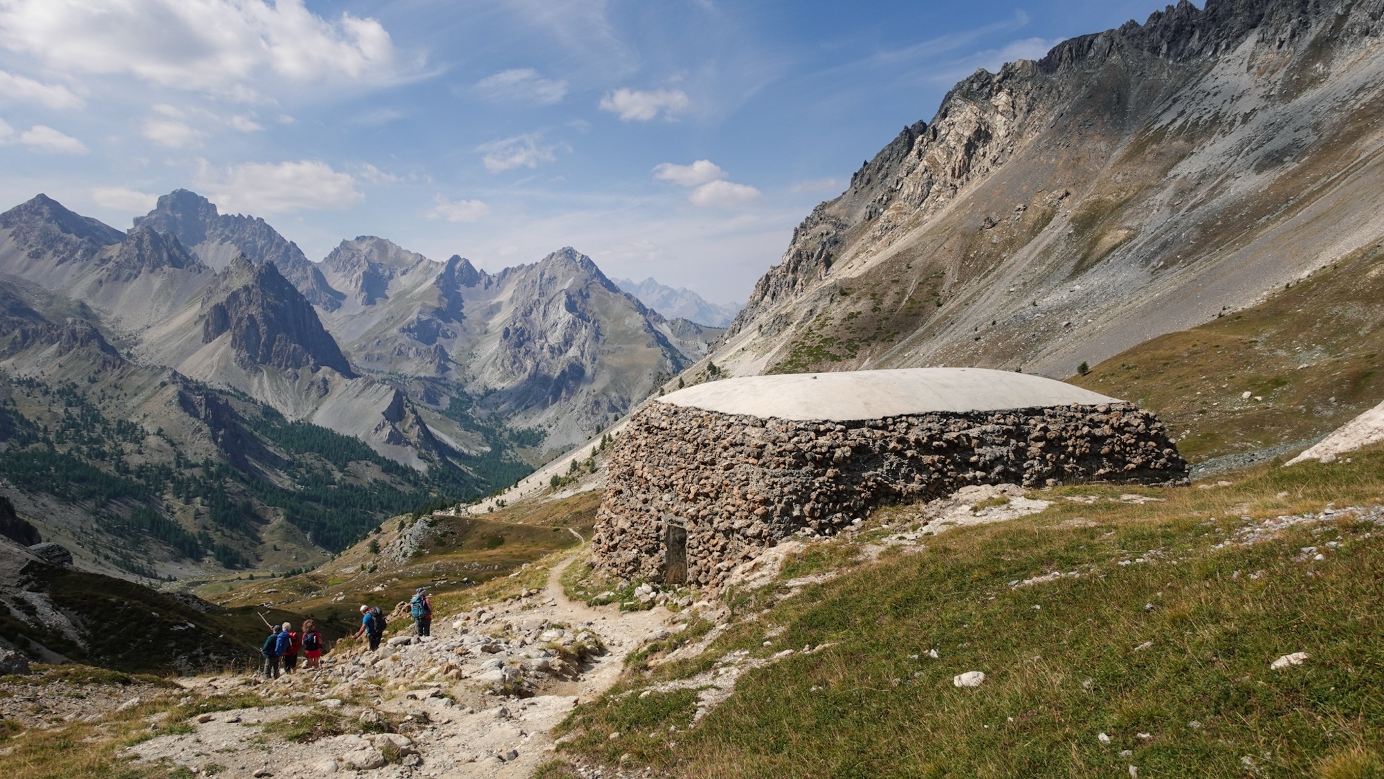 Bunkeranlagen in den Bergen
