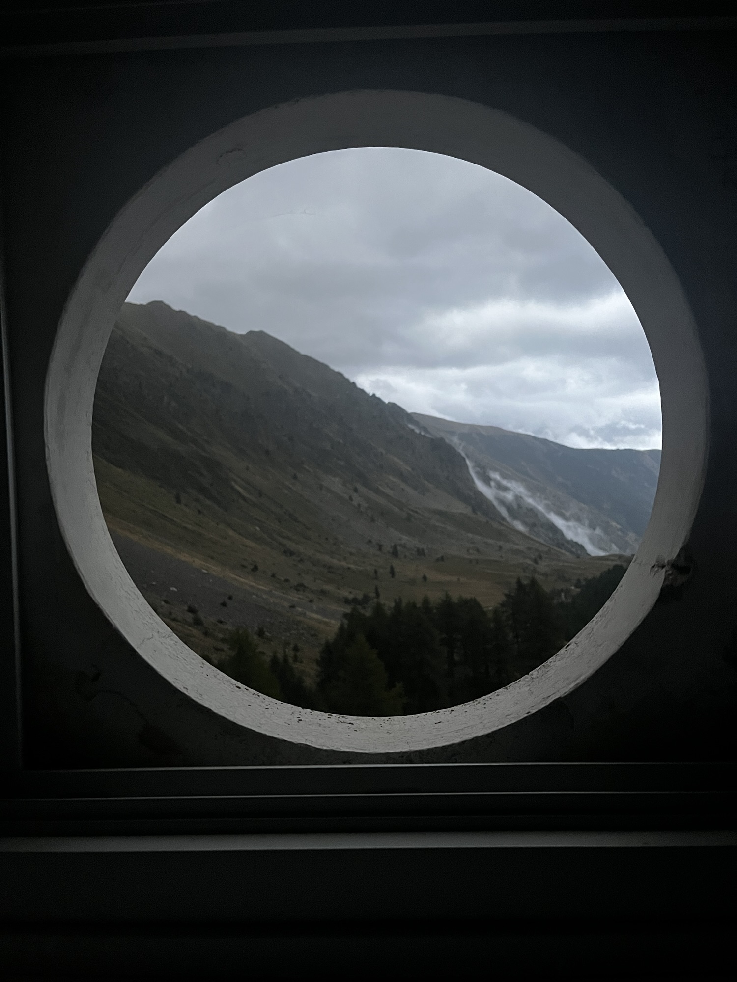 Blick aus dem Rifugio Migliorero