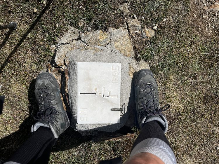 Grenzstein Italien Frankreich