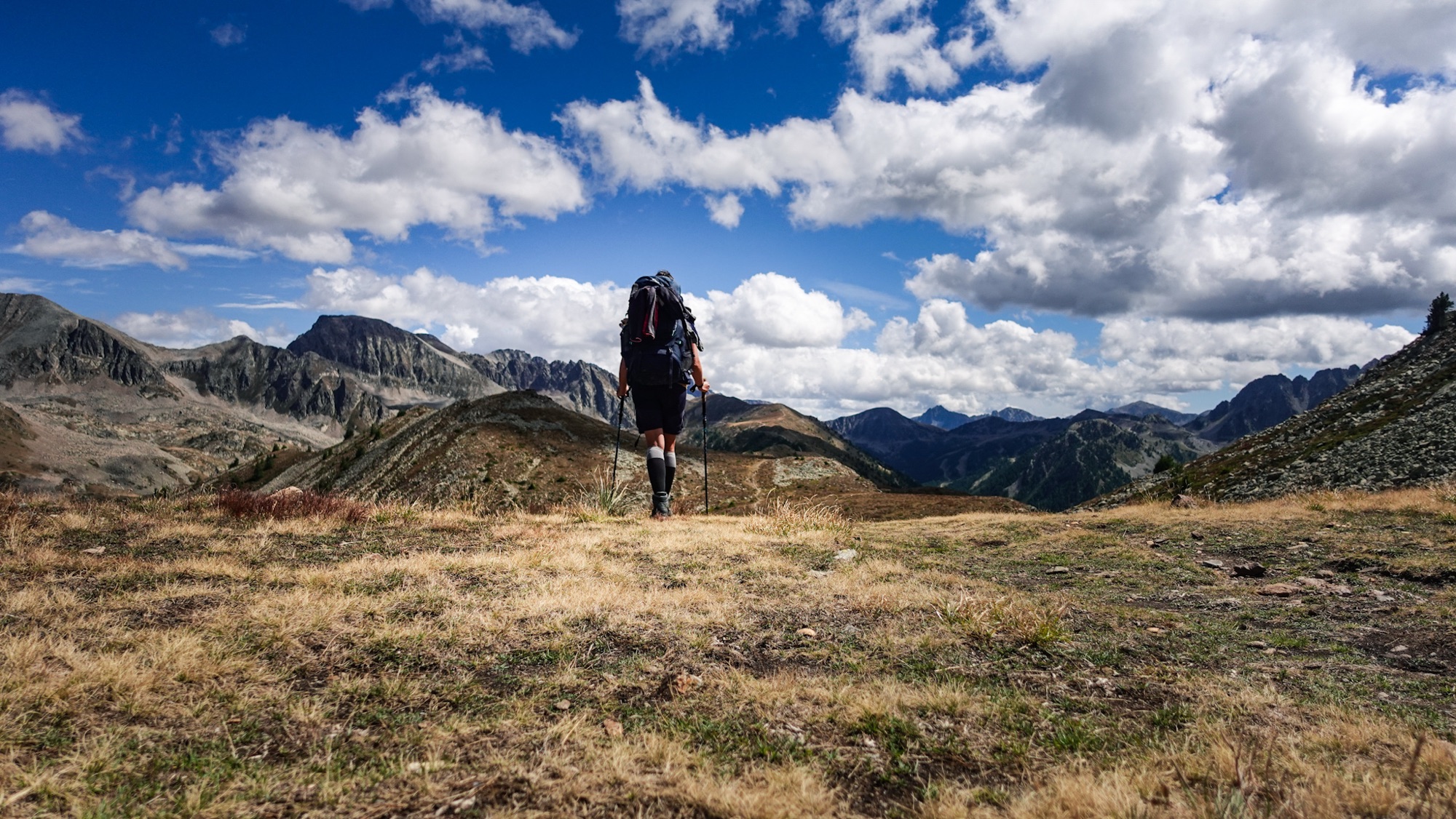Wanderin in den Seealpen