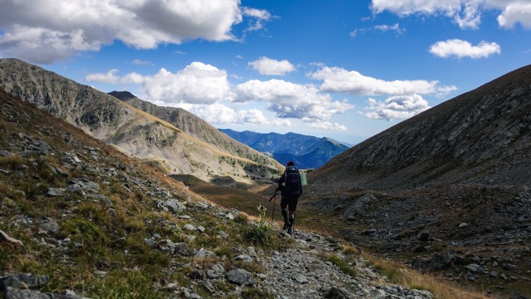 Abstieg nach Saint Dalmas