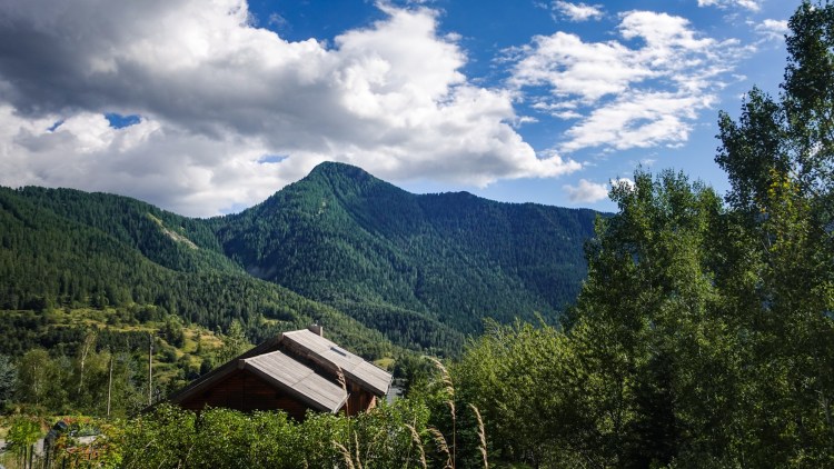 Berge in den Seealpen